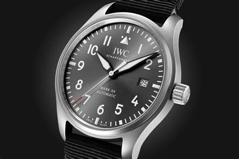 The Titanium IWC Pilot’s Watch Mark XX Patrouille 